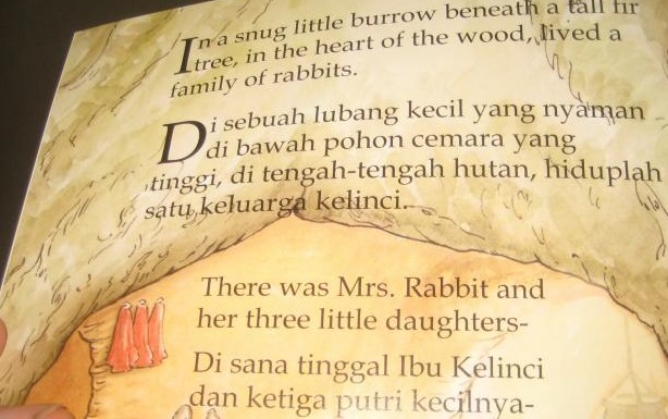 Buku Cerita Anak Dua Bahasa Masih Kurang