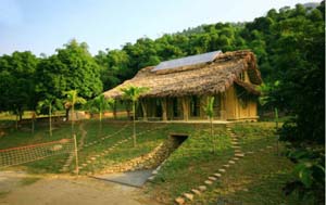 Perpustakaan Multifungsi yang Terbuat dari Bambu di Vietnam