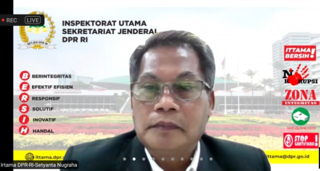 Perpustakaan DPR Gelar Webinar Sehat Bugar dan Panen Pahala Selama Ramadhan