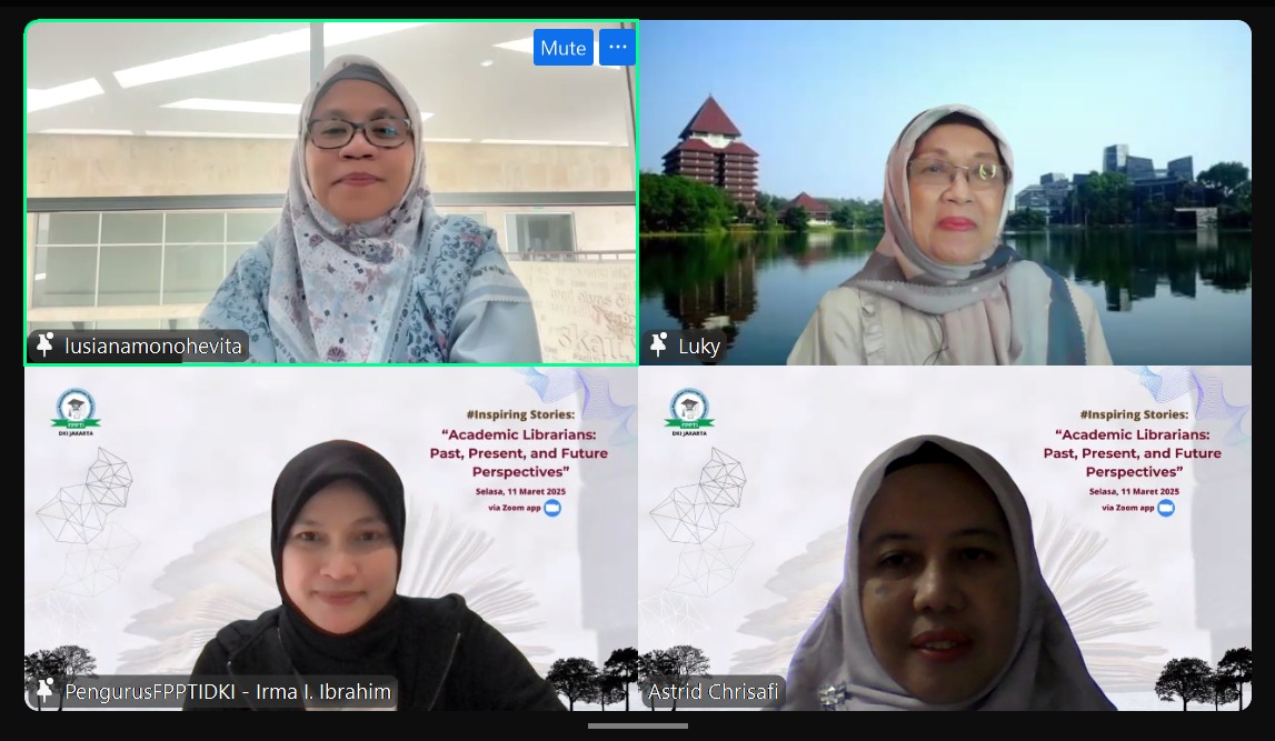 Webinar Inspiratif FPPTI DKI Jakarta: Menggali Peran Penting Pustakawan Akademik