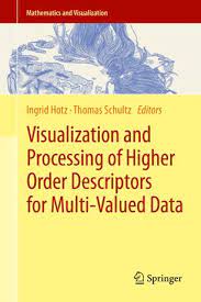 Visualization and processing of higher order descriptors for multi-valued data