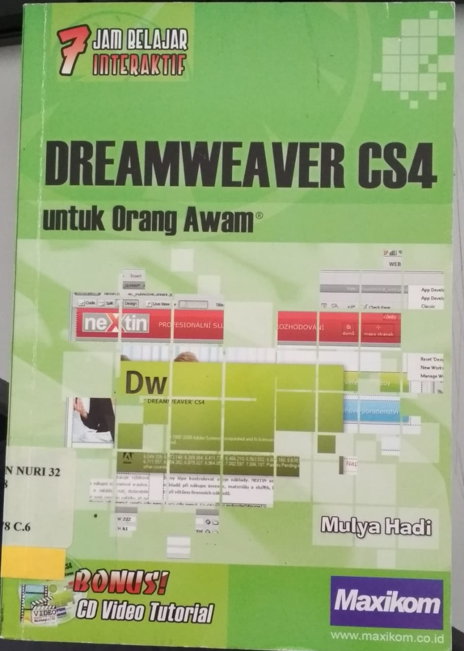 7 Jam belajar interaktif dreamweaver cs4 untuk orang awam