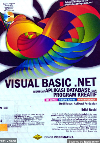 Visual Basic . net membuat aplikasi database dan program kreatif edisi revisi