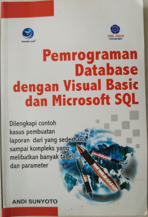 Pemrograman database dengan visual basic dan microsoft sql