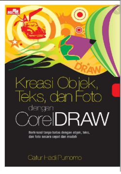 Kreasi objek teks, dan foto dengan coreldraw