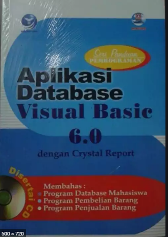 Aplikasi database visual basic 6.0 dengan crystal report