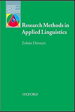 Research Methods in applied linguistics