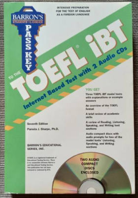 Toefl ibt intenet based test with 2 audio CDs