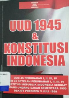 UUD 1945 & konstitusi indonesia