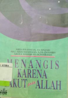 Menangis karena takut pada Allah