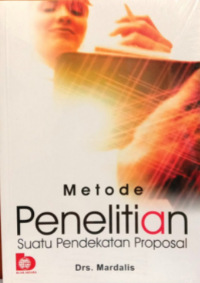 Metode penelitian : suatu pendekatan proposal