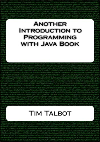 Another introduction to programming with java