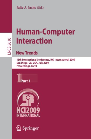 Human-computer interaction : new trends
