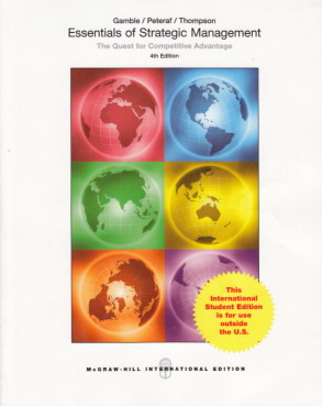 Essential of strategic management : the quest for competitive advantage
