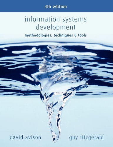 Information systems development : methodologies, techniques and tools