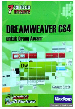 7 jam interaktif dreamweaver cs4 untuk orang awam