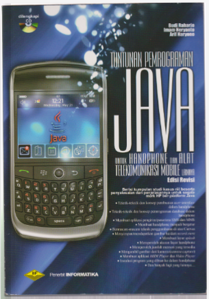 Tutuntan pemrograman JAVA untuk handphone dan alat telekomunikasi
