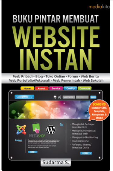 Buku pintar membuat website instan
