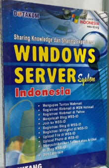 Sharing knowledge dan sharing experience : Windowws server system Indonesia