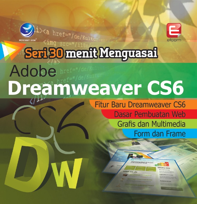 Seri 30 menit menguasai adobe dreamweaver cs6