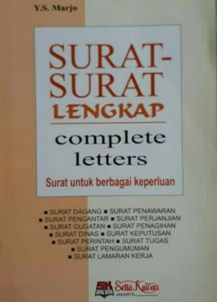 Surat-Surat Lengkap Complete Letters Surat untuk Berbagai Keperluan