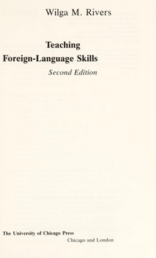 Teaching foreign-language skills