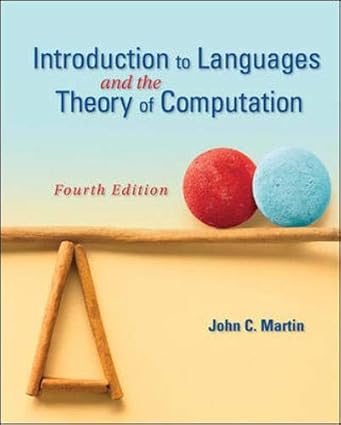 Introduction to Languages and the Theory of Computation - fourth edition