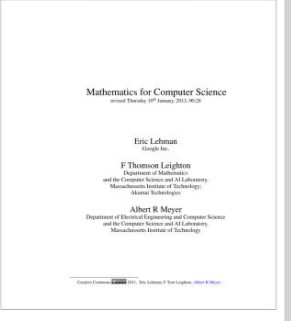 Mathematics for computer science