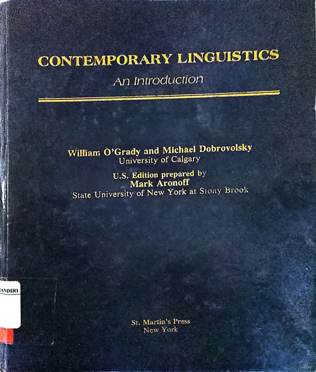 Contemporary Linguistics An Introduction