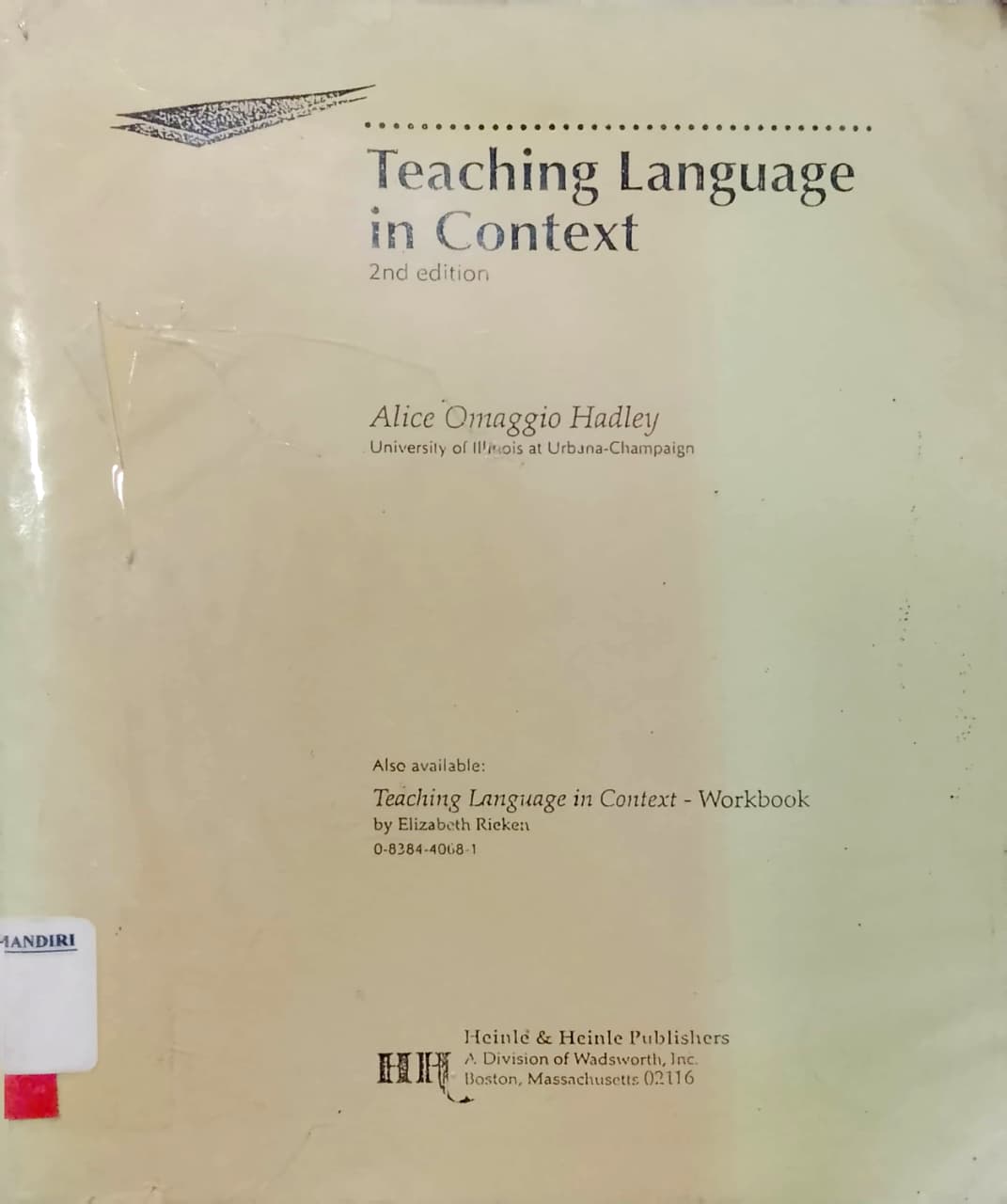 Teaching Language in Context